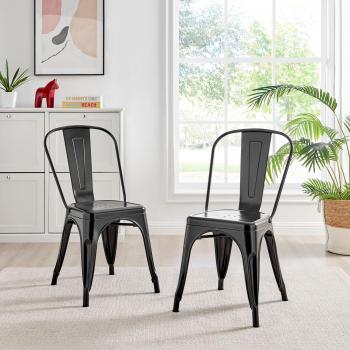 Colton Steel Tolix Style Dining Chair