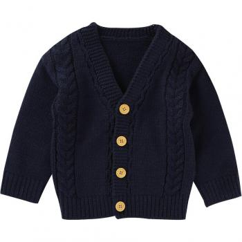 Pudcoco Cute Button-Up Cardigan for Toddlers