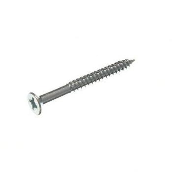 POZI TWINTHREAD Wood Screws COUNTERSUNK ZP No. 10 X 2 1/2 INCH
