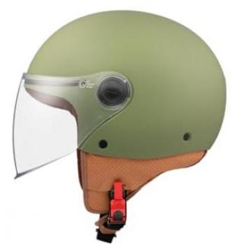 Casco de moto Jet Street S Verde Mate
