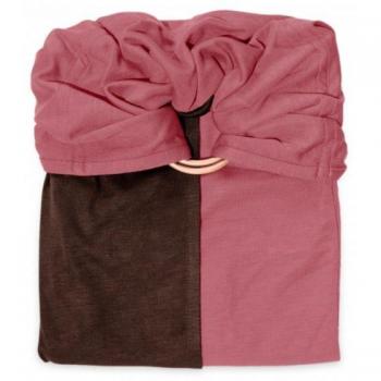 La Petite Écharpe Sans Nœud Rosé/Pécan