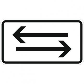 Etichetta di Sicurezza Freccia Sinistra/Destra ZZ.1000‑30 330x600 mm RAL RA2