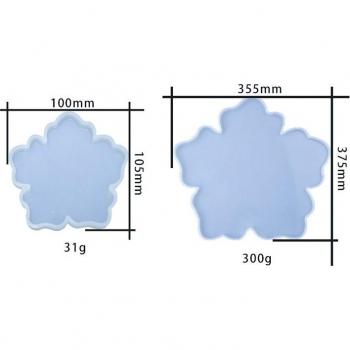 Epoxidharz Silikonformen große Blumen für Schmuck und Untersetzer