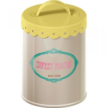 Metal Kitchen Storage Tin Sugar Retro Vintage Cookie Canister