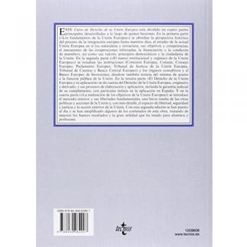 Curso de derecho de la Unión Europea / Course on the European Union Law