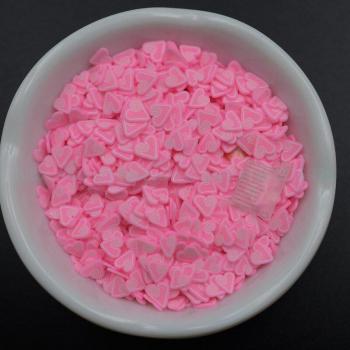 65g Polymer Clay Heart Shape Slices for DIY Projects