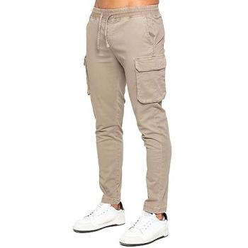 Beige Enzo Cargo Trousers, Size XL