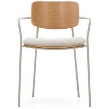 Beige ben staplingsstol Maureen