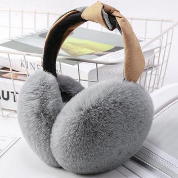 Cache-oreilles hiver en peluche à oreilles adorables