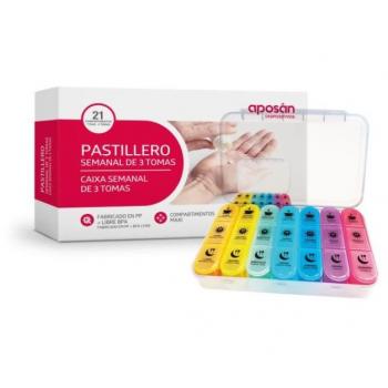 Aposan Pastillero Semanal 3 Tomas 1 Ud