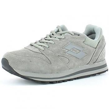 Lotto Trainer VIII Sue, Zapatillas para Correr Hombre, Gris, 47 EU