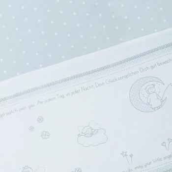 Roba Baby Bettwäsche 2-tlg, Kollektion 'Glücksengel grau', 80x80