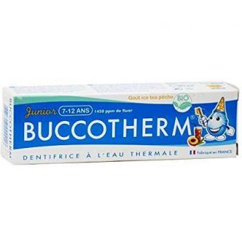 Buccotherm Junior Dentifrice 7-12 Ans Goût Ice Tea Pêche 50ml