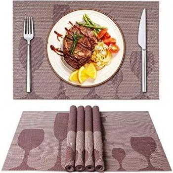 EASYDINE 6‑Piece Washable Place Mats