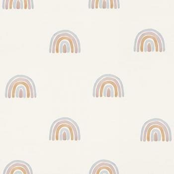 Papier peint vinyle intissé arches Rasch bleu 10m x 53cm