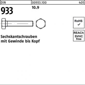 Vis Hexagonale Vg 12 mm (DIN 933, ISO 4017)