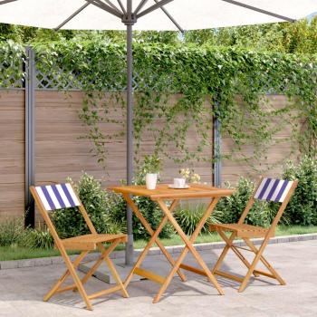 3 Piece Bistro Set Solid Wood