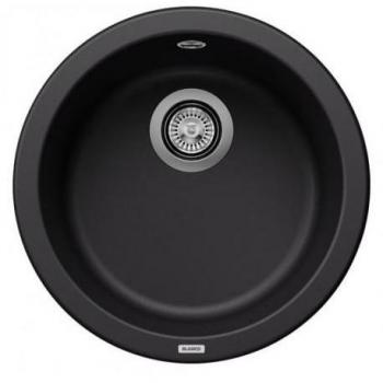 Lavello rotondo Blanco RONDO in finitura nero da Ø45 cm