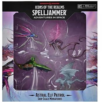 D&D Miniatures: Astral Elf Patrol Ship Scale