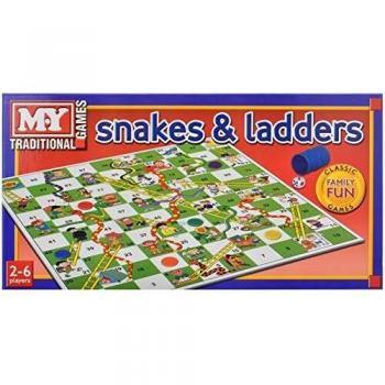 Traditional Snakes and Ladders Game