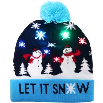 BrightGlow LED Holiday Beanie for Everyone