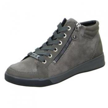 ARA Damen Sneaker Grau Nubukleder/Textil