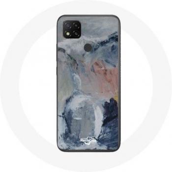 Coque anti-choc Xiaomi Redmi 9C – Fond gris abstrait