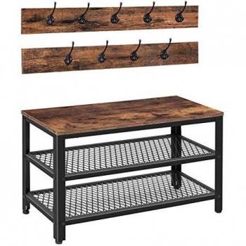 HOOBRO Vestiaire avec Étagère à Chaussures