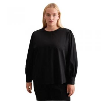 Seidensticker Shirtbluse »Schwarze Rose«, Langarm Rundhals Uni