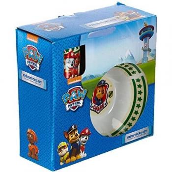 Paw Patrol Kinder-Frühstücks-Speisenset aus Keramik – 3‑teilig