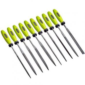 Pilníky jehlové s plastovou rukojetí, sada 10ks, 150mm EXTOL-CRAFT