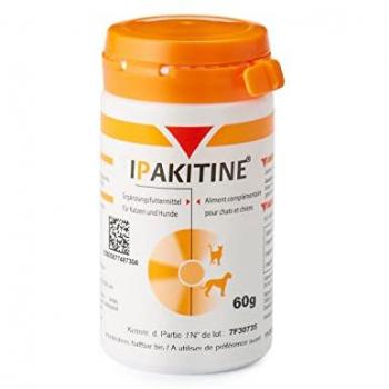 Ipakitine Ergänzungsfuttermittel für Katzen und Hunde 60g