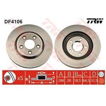 TRW DF4106 Bremsscheibenpaar