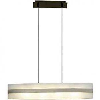 Brilliant First Lampe suspendue bateau 4 ampoules G9 65 cm fer blanc 33 W