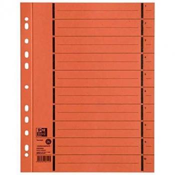 Intercalaires A4 XL avec lignes imprimées