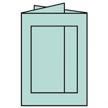 Paperado B6 Passepartoutkarte Karibik (5 Stück)