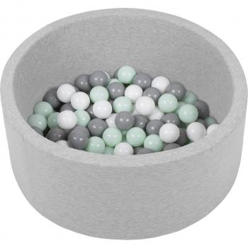 Piscine Balistiques Selonis – Gris Doux – Dimensions 70×30 cm – 150 Balles