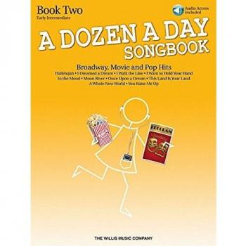 Dozen A Day Book2 Early Intermediaite Broadway, Movie And Pop Hits Song + Cd