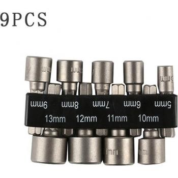 5-13mm Hexagonal Shank Socket Set 9/14 Pieces