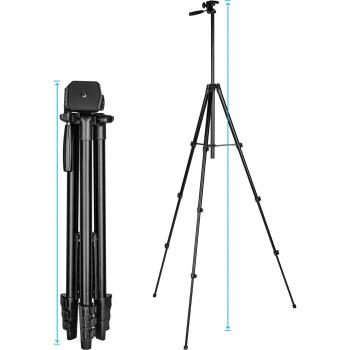 Tripé Levenhuk Level BASE TR7 – Soporte de Suelo de Alta Precisión