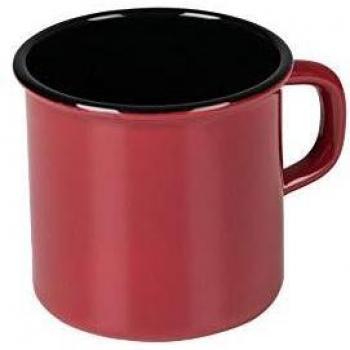 Bicchiere rotondo Riess rosso, 8 cm di diametro