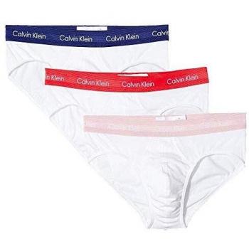 Calvin Klein Hip Brief 3pk Shorty, Blanc