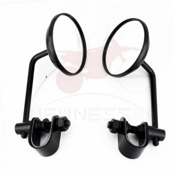 Retro 8mm Motorcycle Rearview Mirror with Classic Mount