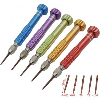 Conjunto de herramientas Torx 5 en 1 para relojería y electrónica