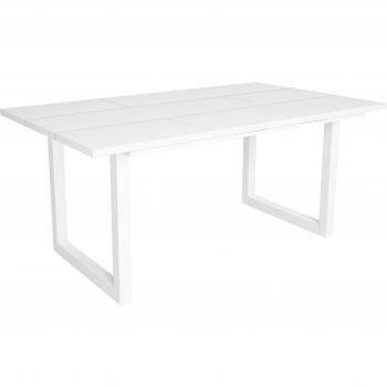 Tavolo da pranzo 8 posti con gambe in legno Bianco