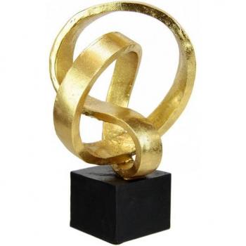 I.GE.A. Kunstvolle Deko Skulptur in Silber