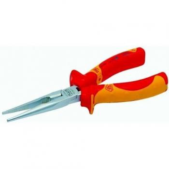 NWS-140-49VDE-205-Alicate boca semiredonda recta Serie 49 VDE Largo 205 mm