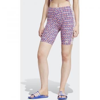 Adidas Leggings Corti Blu/Rosso M