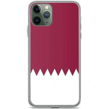 Multi‑Colour Qatar Flag Soft iPhone 11 Pro Vertical Protection