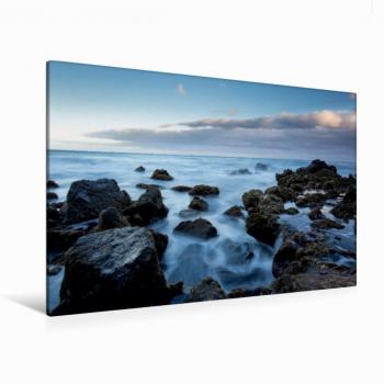 CALVENDO 120 x 80 cm Textil-Leinwand, Premium Playa del Inglés, La Gomera